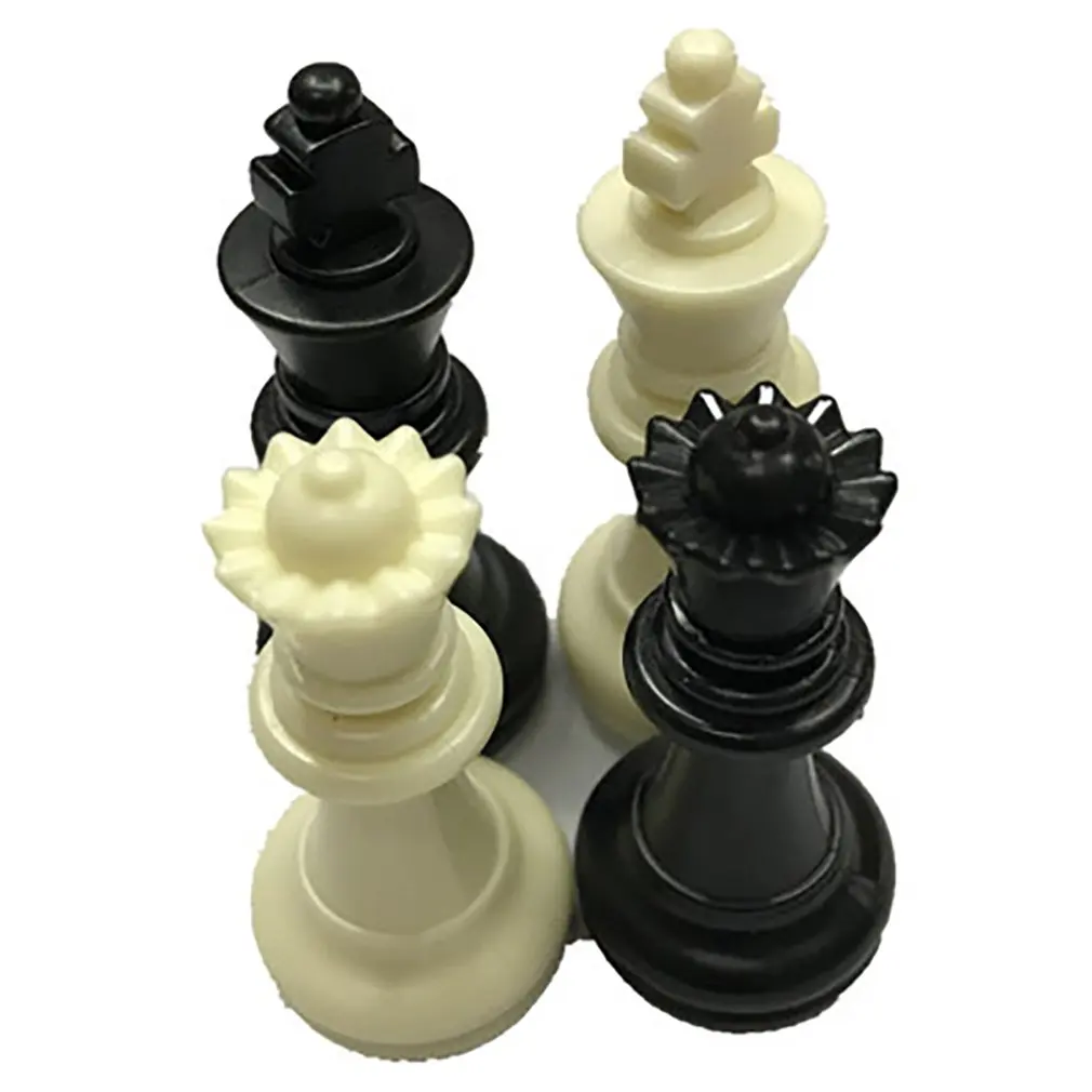 Srednjovjekovni Šah komada/Plastične Puna Šah komada Međunarodna Igra u Verbalne Šah je Zabava Crno-Bijele 4