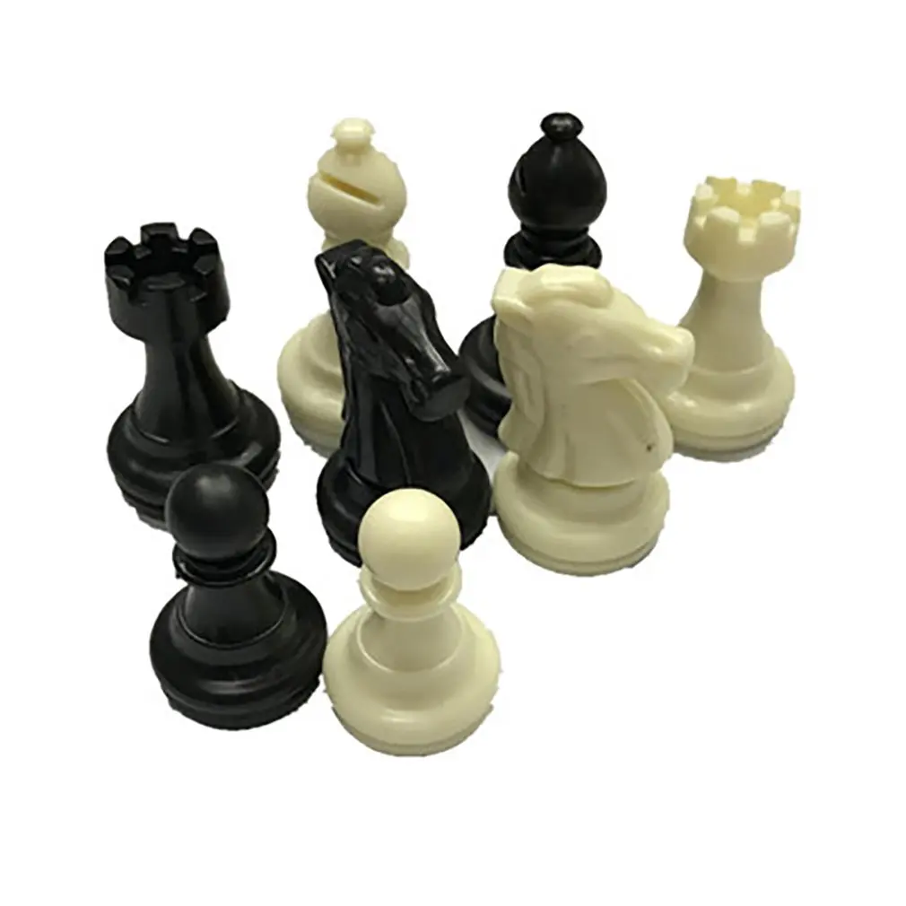 Srednjovjekovni Šah komada/Plastične Puna Šah komada Međunarodna Igra u Verbalne Šah je Zabava Crno-Bijele 5