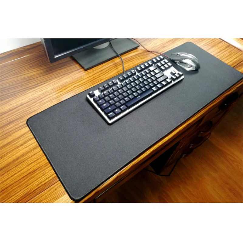 Veliki punoj veličini Crna podloga Za Miš je Čist Jednostavan Cijeli Crna podloga Za Miša Igra Gaming podloga za Miša za Desktop, Tablet PC Laptop Stolni Miš 1
