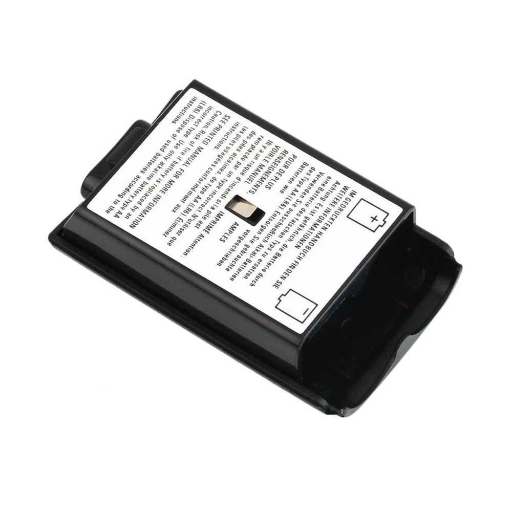 Zamjena Poklopca 2 AA Za Bežični Kontroler za Xbox 360 Pretinca za Baterije u Ležište za bateriju Kućište Sigurnosnog Poklopca Kit Plastični Crni Igra 1