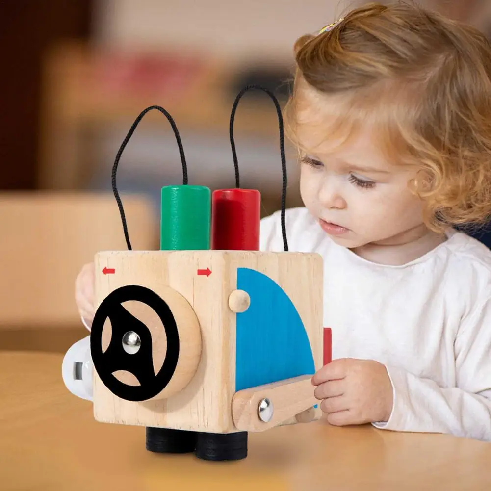 Zauzet Blok Igračka Drveni Gaming Jedinica Višenamjenski Za Djecu Montessori Dječji Obrazovni Bregastom Vratilu Ranog Odgoja I Obrazovanja 5
